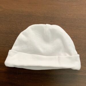 Soft White Infant Hat